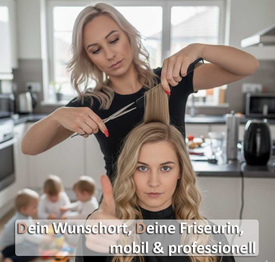 Mobile Friseurin für Zuhause, Schnitt, Strähnen, Färben, Balayage, Blondieren Dein Wunschort, Zuhause in Deinen 4 Wänden, Deine Friseurin, mobil & professionell. Coiffeur für Koblenz, Andernach & Mülheim-Kärlich